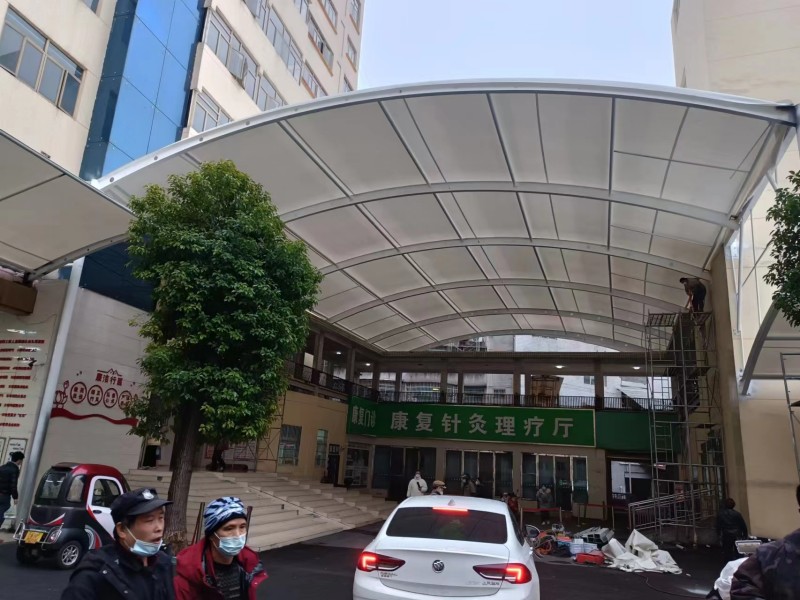 2026邳州市膜结构车棚选哪家？源头厂家定制汽车充电桩停车棚-2
